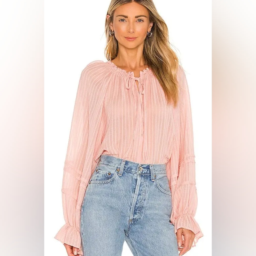 NWT Free People Out Of Town Top Strawberry Smoothie - Picture 2 of 12